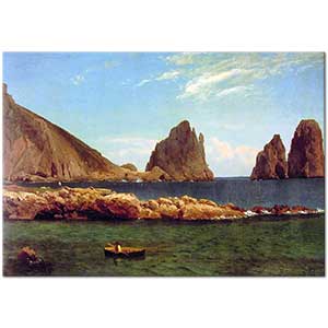 Albert Bierstadt Capri Sahili