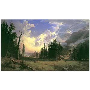 Albert Bierstadt Engadine Vadisi