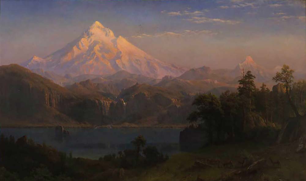 Albert Bierstadt Hood Dağı Oregon