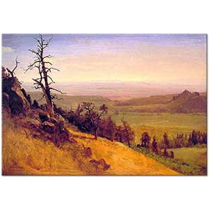 Albert Bierstadt Nebraska Wasatch Dağı