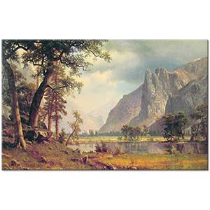 Albert Bierstadt Yosemite Vadisinden