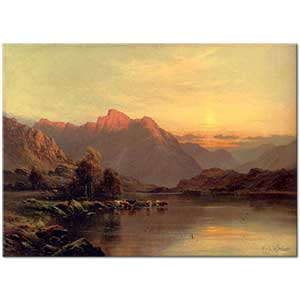 Alfred de Breanski Göl Bölgesi Buttermere