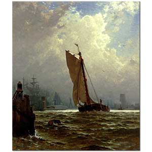 Alfred Thompson Bricher New York Limanı