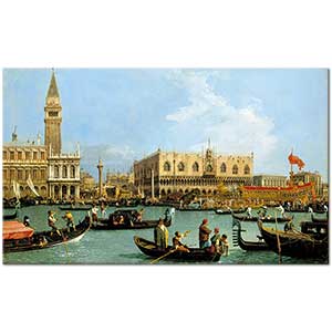 Antonio Canaletto Bucentaurus'un Dönüşü