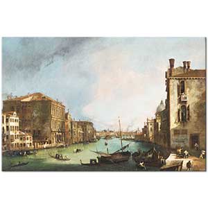 Antonio Canaletto Grand Kanal, Ca'Grande Meydanı