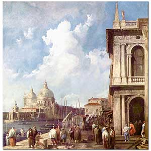 Antonio Canaletto Venedik Piazzetta