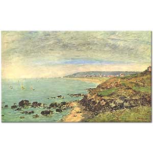 Eugene Boudin Benerville'de Atlantik Kıyısı