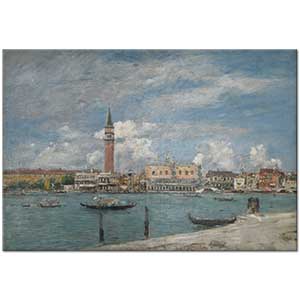 Eugene Boudin San Marco Meydanı Venedik