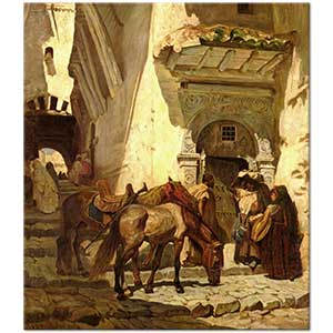 Frederick Arthur Bridgman Kasbah Civarı