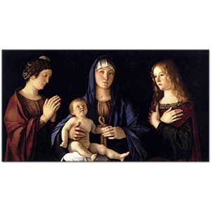 Giovanni Bellini Madonna ve İki Azize