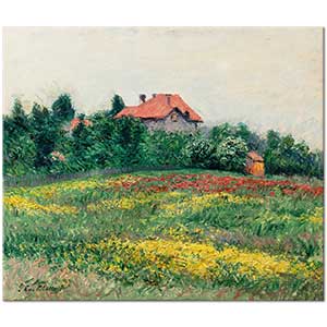 Gustave Caillebotte Norman'dan Bir Manzara