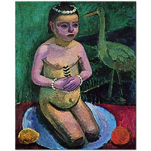 Paula Modersohn Becker Çocuk ve Leylek