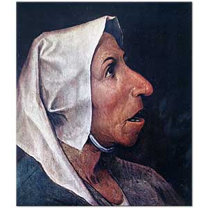 Pieter Bruegel Yaşlı Çiftçi Kadın