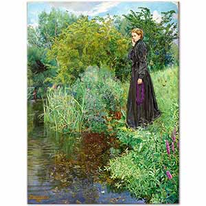 John Byam Liston Shaw Dere Kenarında