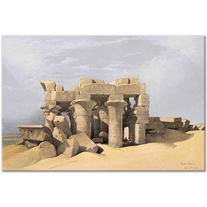 David Roberts Kom Ombo Kalıntıları