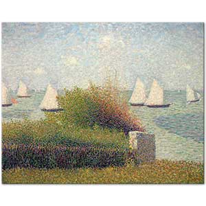 Georges Seurat Yelkenliler Le port de Grandcamp