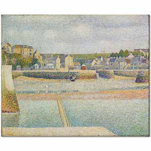 Georges Seurat Kanal Port en Bessin