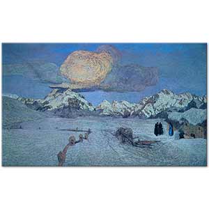 Giovanni Segantini Alpler Üçlemesi Geçiş