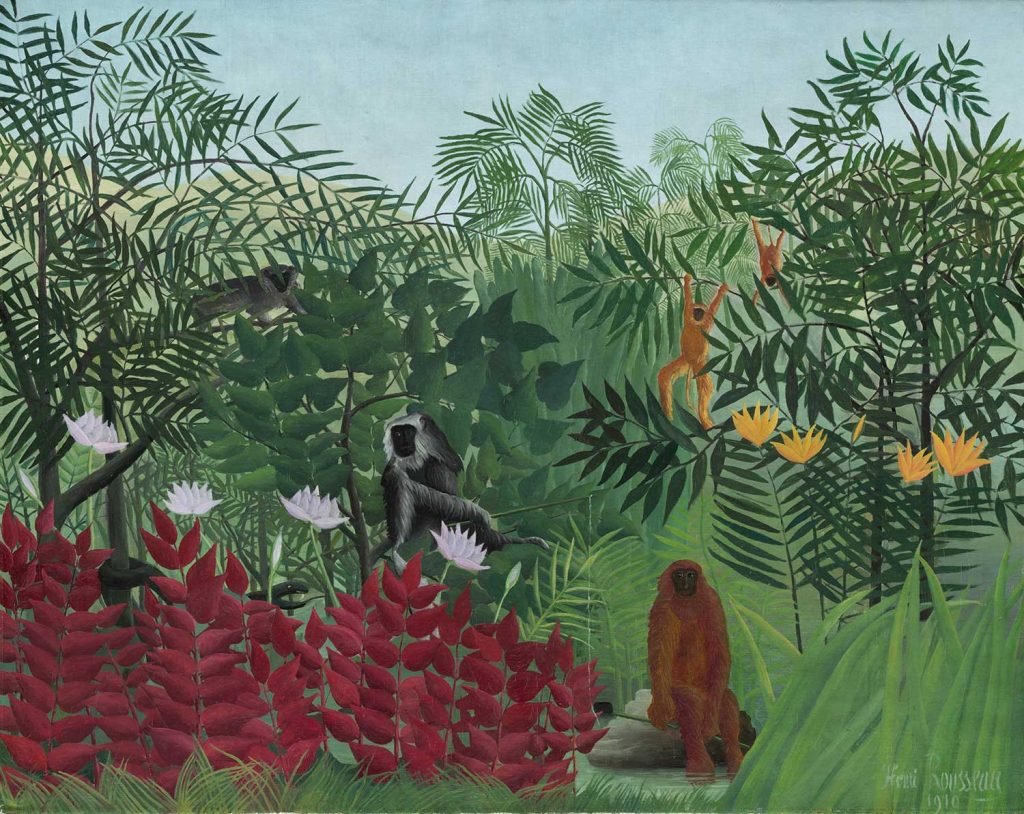 Henri Rousseau Ormanda Maymunlar