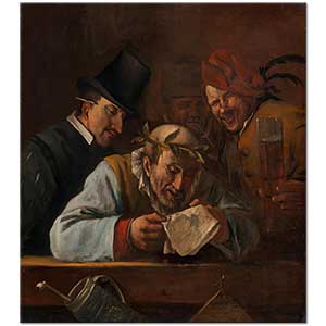 Jan Steen Taç Takılı Hatip Retorik