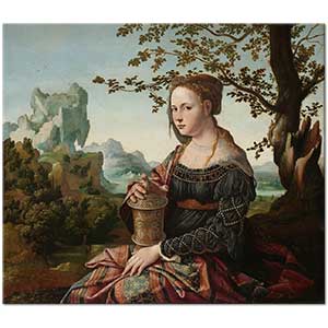 Jan van Scorel Kadın Portresi Maria Magdalena