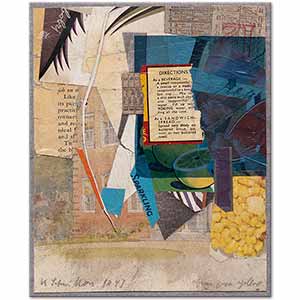 Kurt Schwitters Sarı Üzerine Yeşil