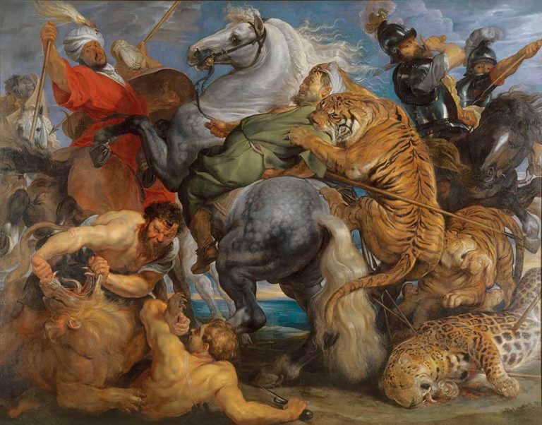 Peter Paul Rubens Kaplan ve Aslan Avı istanbul sanat evi