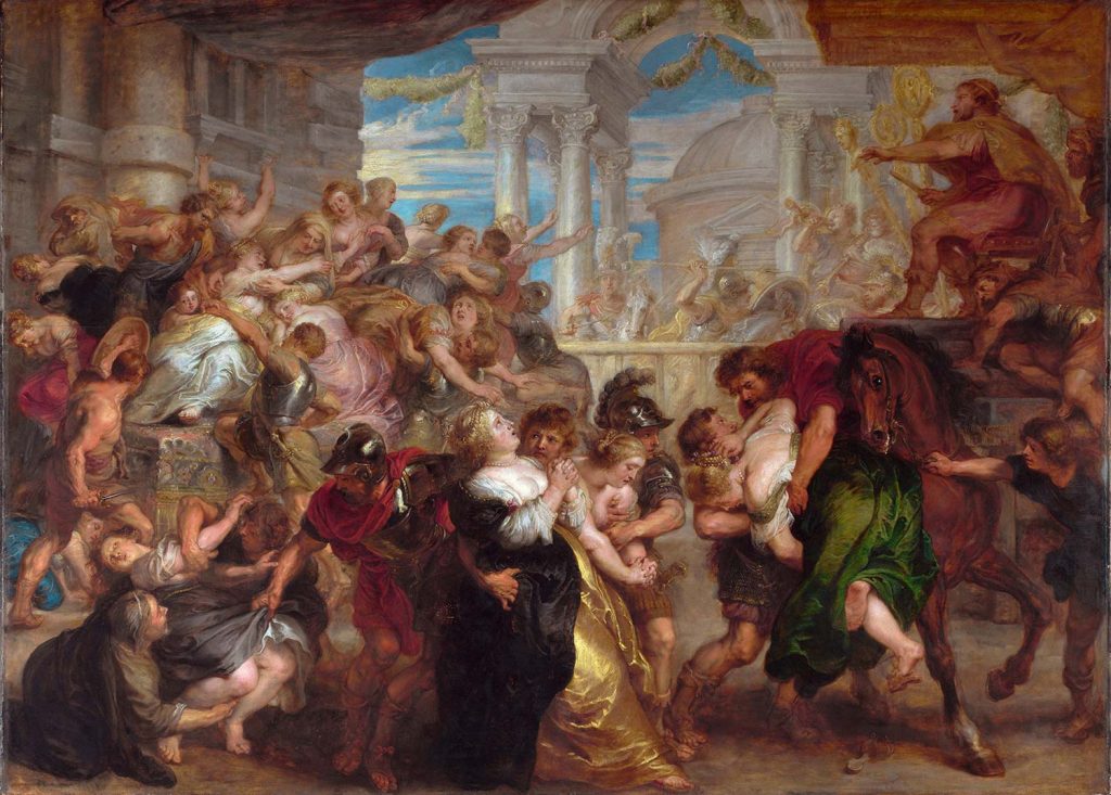 Peter Paul Rubens Sabinalı Kadınlara Tecavüz