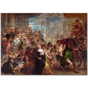 Peter Paul Rubens Sabinalı Kadınlara Tecavüz