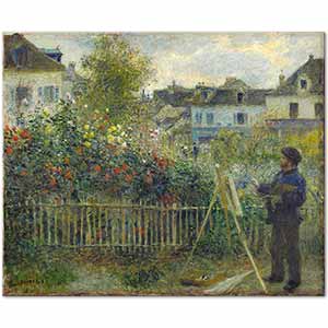 Pierre Auguste Renoir Monet Resim Yaparken