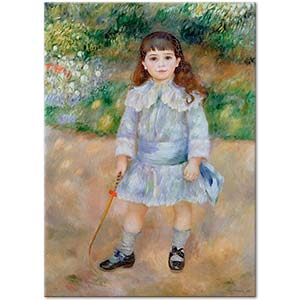 Pierre Auguste Renoir Küçük Kız Bahçede