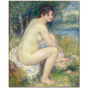 Pierre Auguste Renoir Nehir kenarında Nü