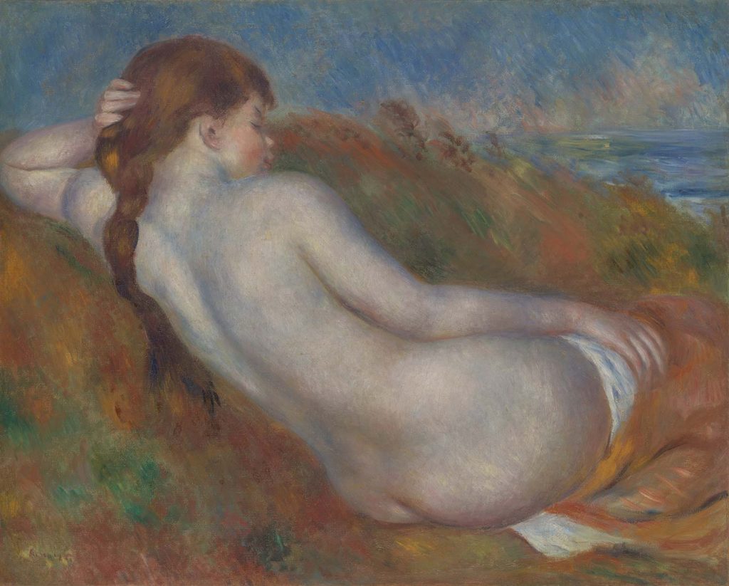 Pierre Auguste Renoir Uzanan Nü