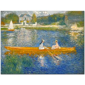 Pierre Auguste Renoir Sandalda iki Kadın