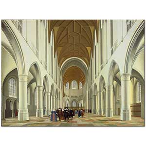 Pieter Janszoon Saenredam Saint Bavo içi Haarlem