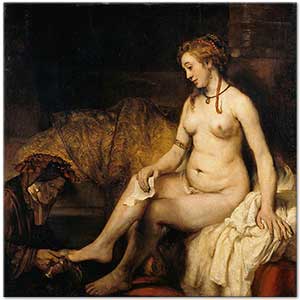 Rembrandt Bathsheba Banyosunda