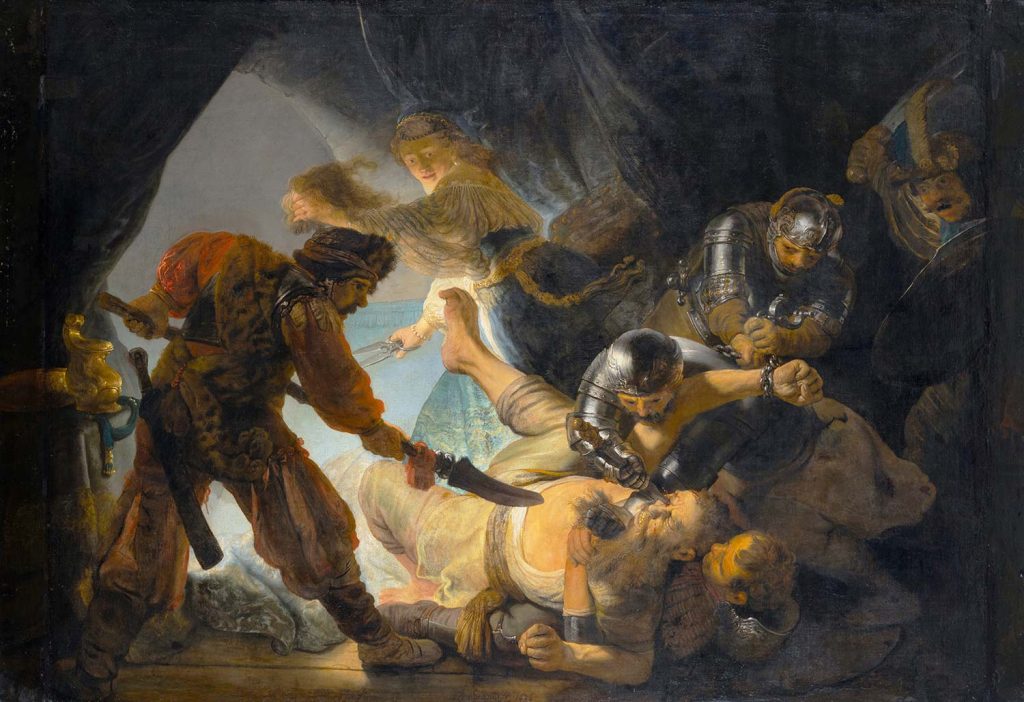 Rembrandt Samson'un Gözlerinin Kör Edilmesi