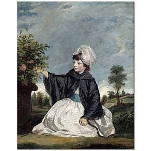 Sir Joshua Reynolds Bahçede Gezinti