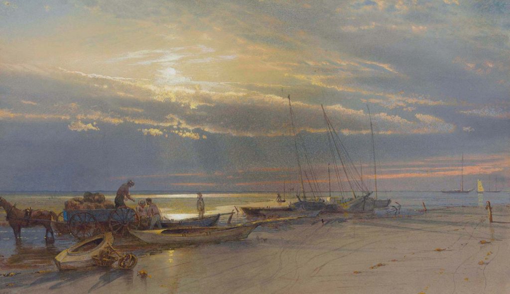 William Trost Richards Atlantik Kıyısı Boyunca