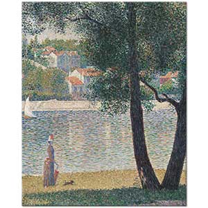 Georges Seurat Courbevoie'de Sen Kıyısı