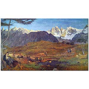 Giovanni Segantini Alpler Üçlemesi Mola