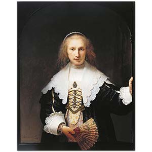 Rembrandt Agatha Bas Portresi