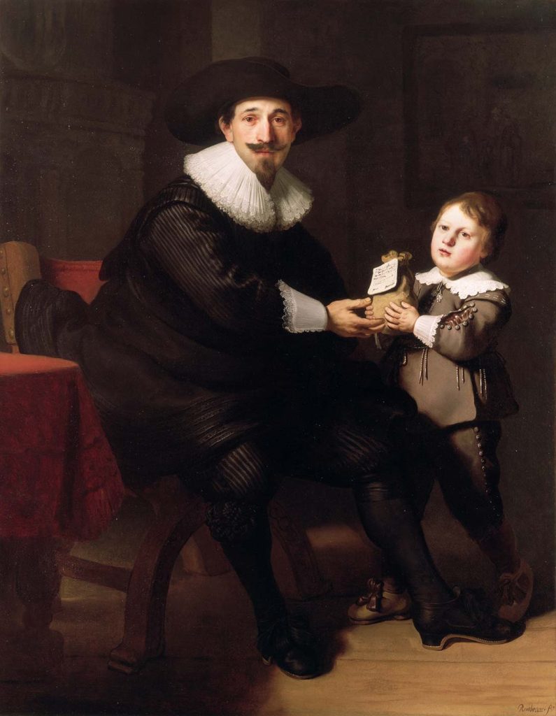 Rembrandt Jean Pellicorne ve Oğlunun Portresi