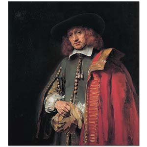 Rembrandt Kıyafetli Portre Jan Six