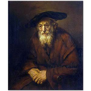 Rembrandt Şapkalı Yaşlı Adam