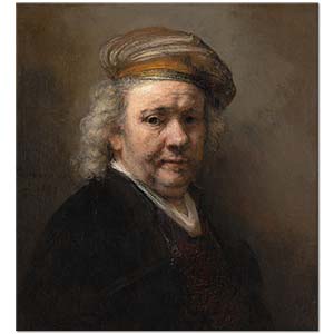 Rembrandt Yaşlı iken Kendi Portresi