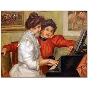 Pierre Auguste Renoir Piyano Başında