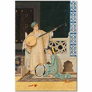 Osman Hamdi Bey İki Müzisyen Kız