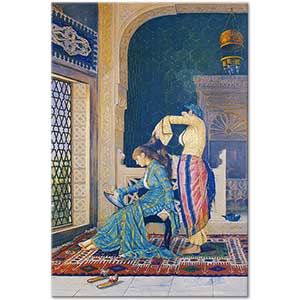 Osman Hamdi Bey Saçlarını Taratan Kız