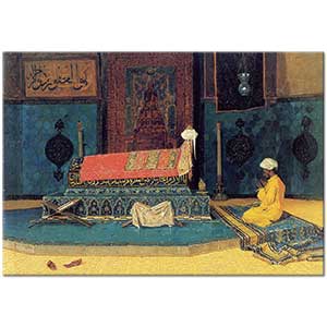 Osman Hamdi Yeşil Türbede Dua